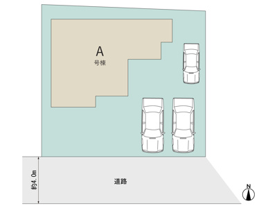 【区画図】 | 島田市三ッ合町 新築一戸建て | 区画図です