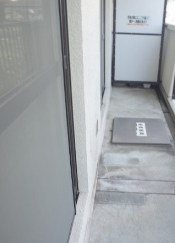 グランハイツ富士見のバルコニー
