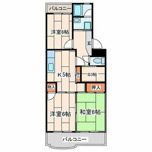 グランハイツ富士見の間取り