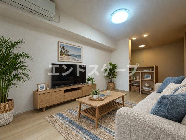 Wisteria Mitsumataの居間・リビング|高崎、前橋のお部屋探しはエンドスケープまで！お客様の理想お聞かせ下さい♪