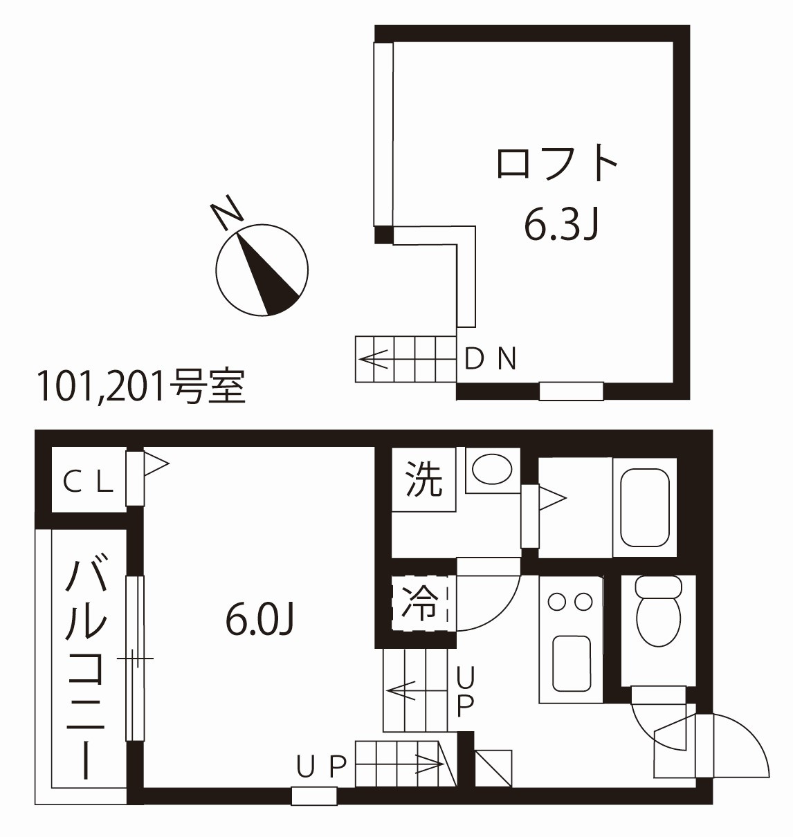 ミライグレースささしまの間取り