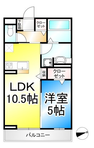 グランスクエア　Ⅲ番館の間取り