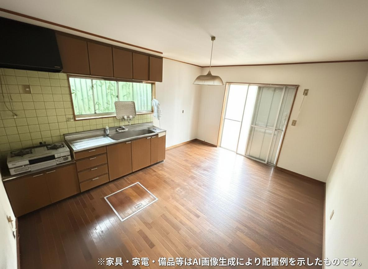 山武市横田　中古戸建のキッチン
