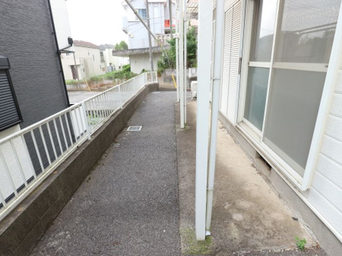 見崎コーポのバルコニー