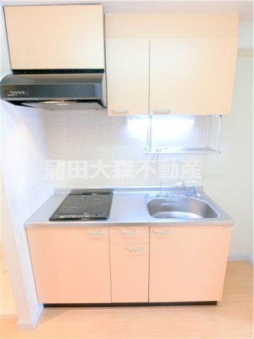 コスモリード羽田のキッチン|2口IHキッチン