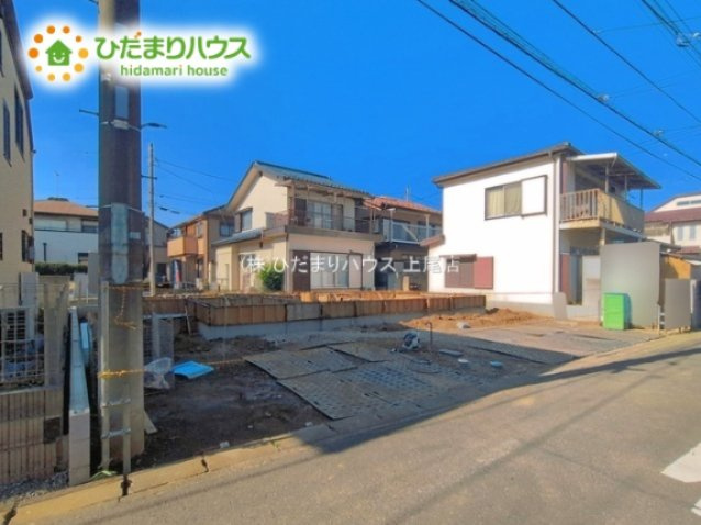 上尾市中妻7期　新築戸建　01の前面道路含む現地写真|10/9撮影