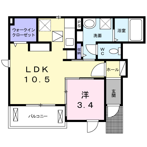 グランドソレイユ戸石の間取り