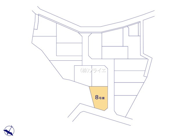 入間市高倉10期　全15棟　新築戸建　グラファーレの区画図