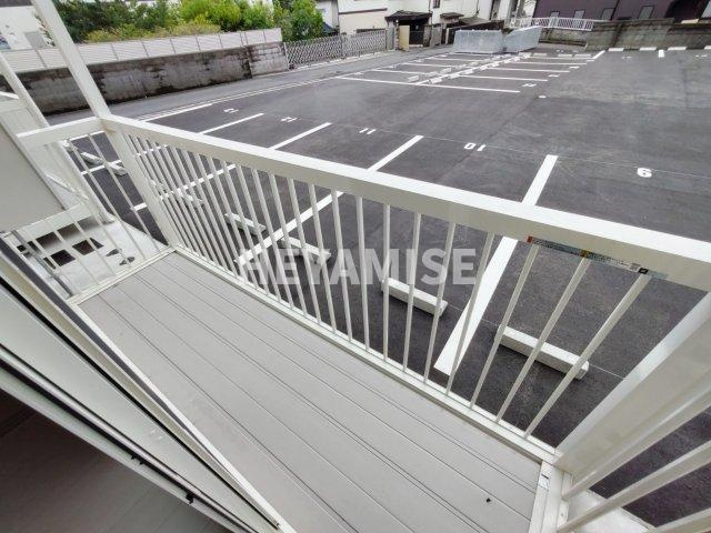 アヴニールA棟のバルコニー|102号室の眺望です。