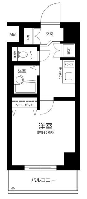 ヴェローナ武蔵関ルッソの間取り