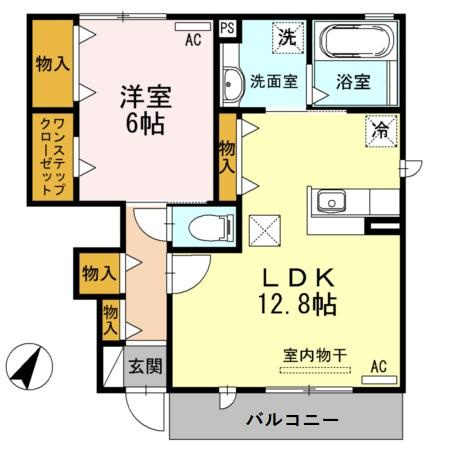 グラン シャリオ A棟の間取り