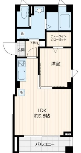 雑司が谷クロスウェイの間取り|間取りです。