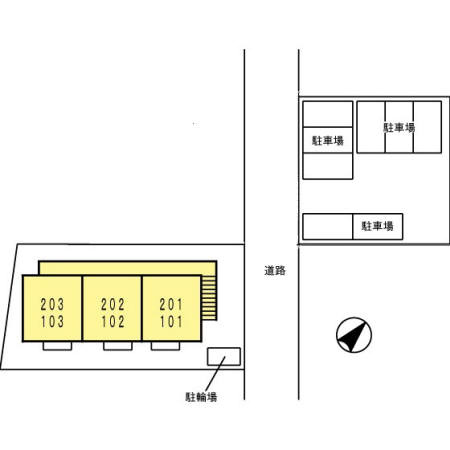 セジュール友和　　刈谷市近郊の賃貸ならクラスホーム刈谷店の駐車場