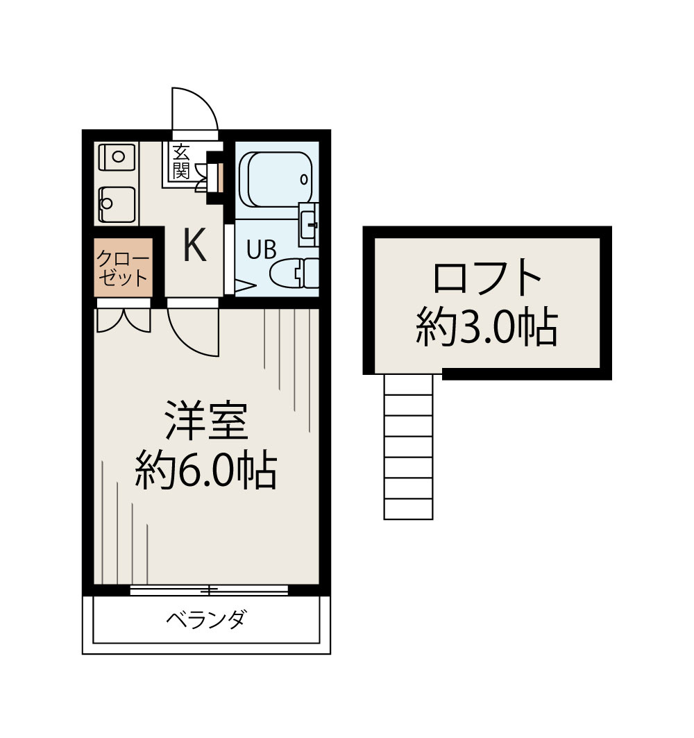 サンパレス市川の間取り