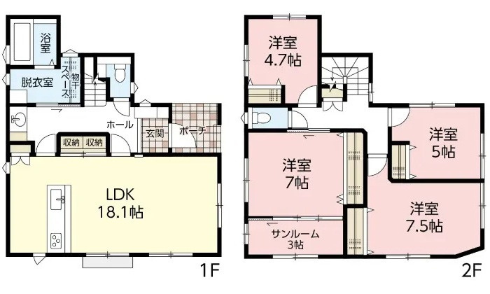 南区向洋本町の間取り