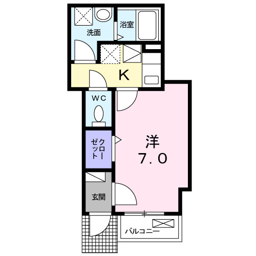シャルマンⅠの間取り