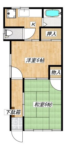 常盤荘の間取り