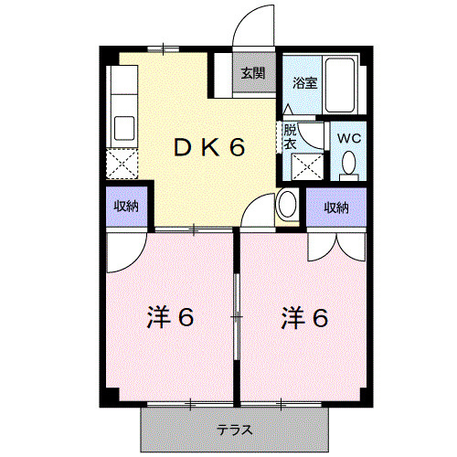 ココアハウスの間取り