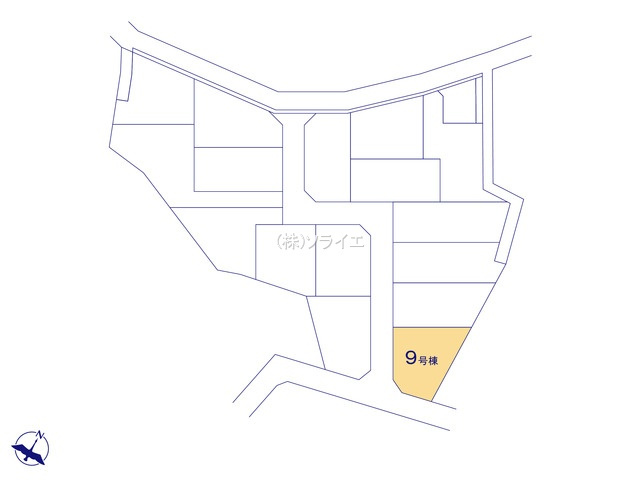 入間市高倉10期　全15棟　新築戸建　グラファーレの区画図
