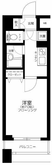 パレステュディオ池袋駅前の間取り