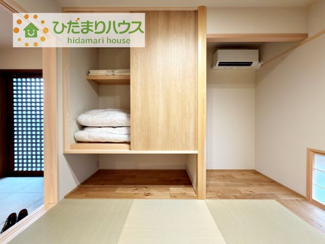 【収納】 | つくば市今鹿島　中古戸建 | 押し入れの位置、エアコンの位置すべて売主様のこだわりが詰まっております。