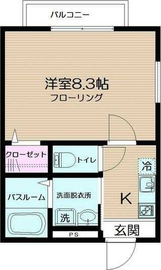 シャトレバレ町屋の間取り
