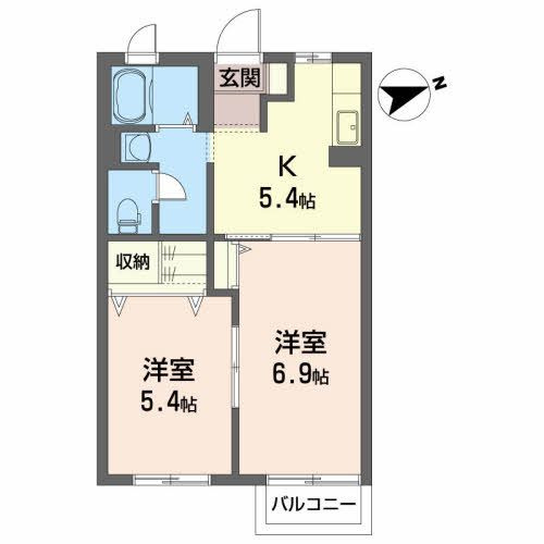 ハイツ慶の間取り