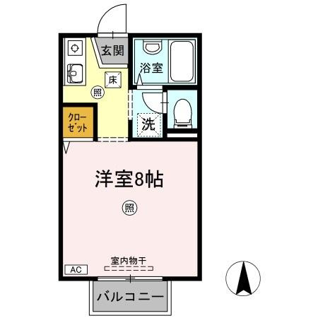 レジデンス高柳　A棟の間取り