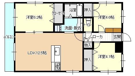 ビューライフ清瀬の間取り
