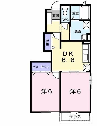 エマールカモガワの間取り