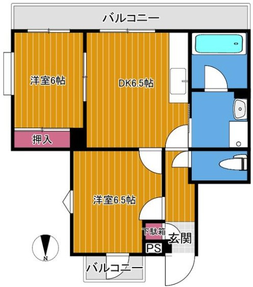 ロックビルの間取り