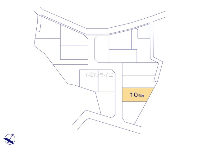 入間市高倉10期　全15棟　新築戸建　グラファーレの区画図