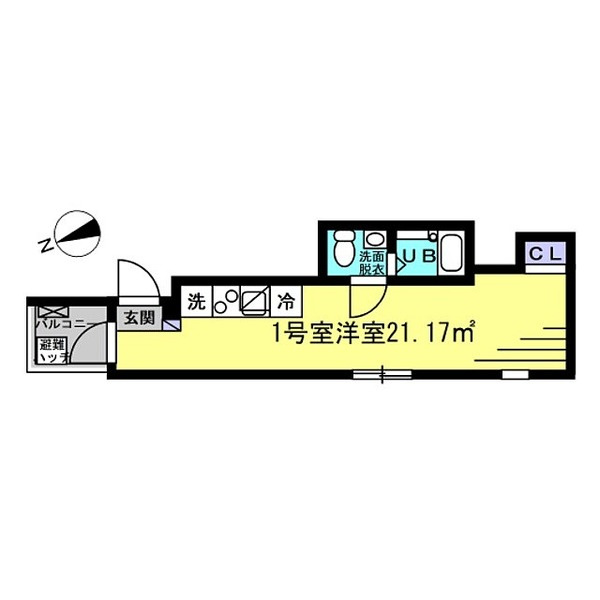 アージュドール門前仲町の間取り