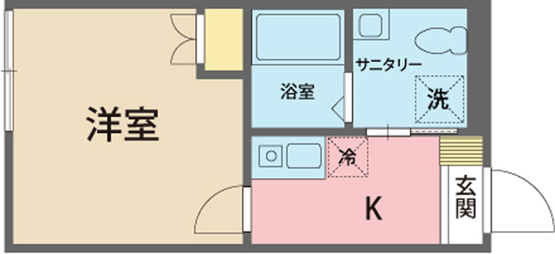カインドネス所沢宮本町A棟の間取り