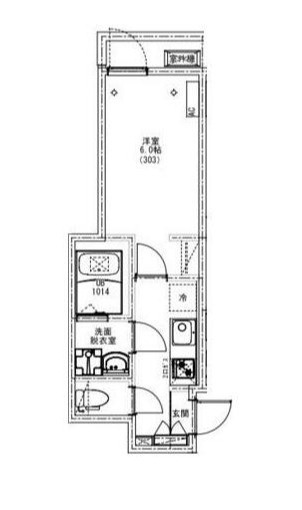 ＫＥＩＡＩ　ＲＥＳＩＤＥＮＣＥ　清瀬Ⅵの間取り