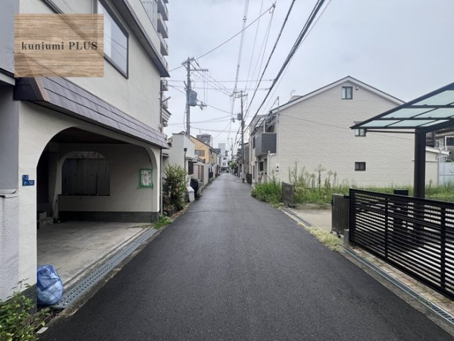 大阪市旭区大宮1丁目の前面道路含む現地写真