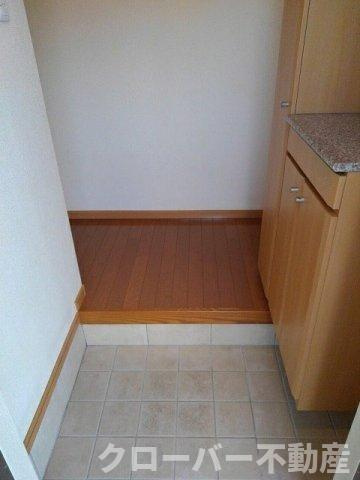 パストラル川部Ａの玄関