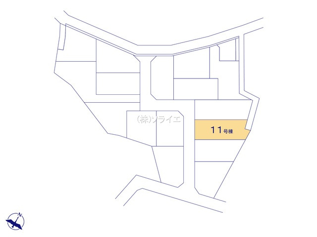 戸建 入間市高倉５丁目の区画図