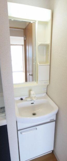 アネックスきさらぎの洗面所|コンパクトで使いやすい洗面所