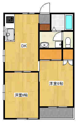 トラッドハウス12番館の間取り