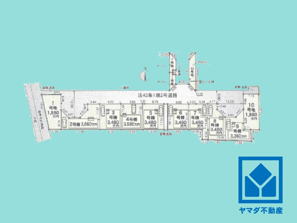 久世郡久御山町下津屋　第2の区画図