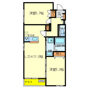 Maison　de　PLAISIRの間取り