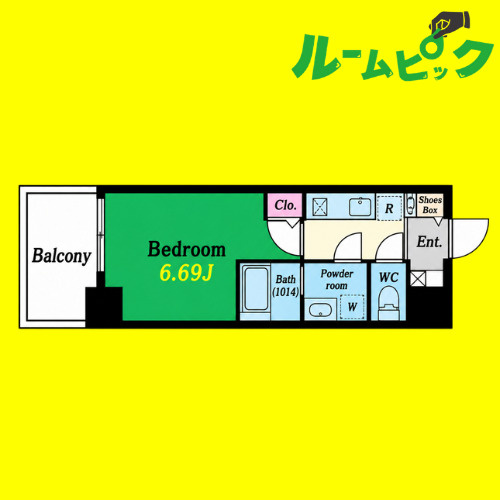 リシュドール堀田駅東　名古屋市賃貸　仲介手数料無料の間取り