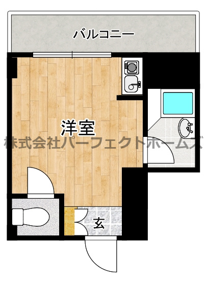 サンライズ枚方の間取り