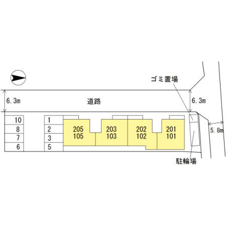 セジュール蔵の地図