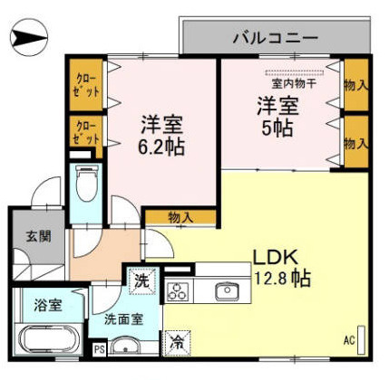 セジュール蔵の間取り