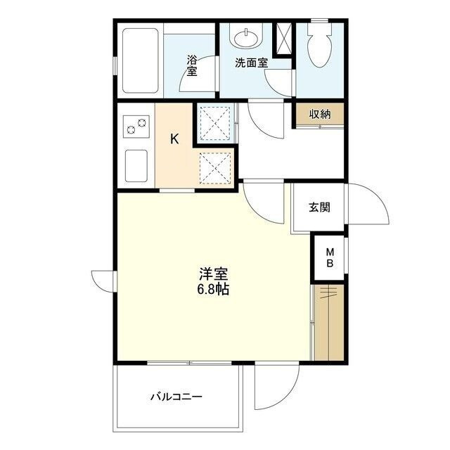 ツアーステージ北千束の間取り|間取りです。