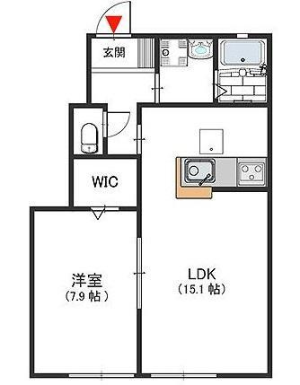 パナコート田園の間取り