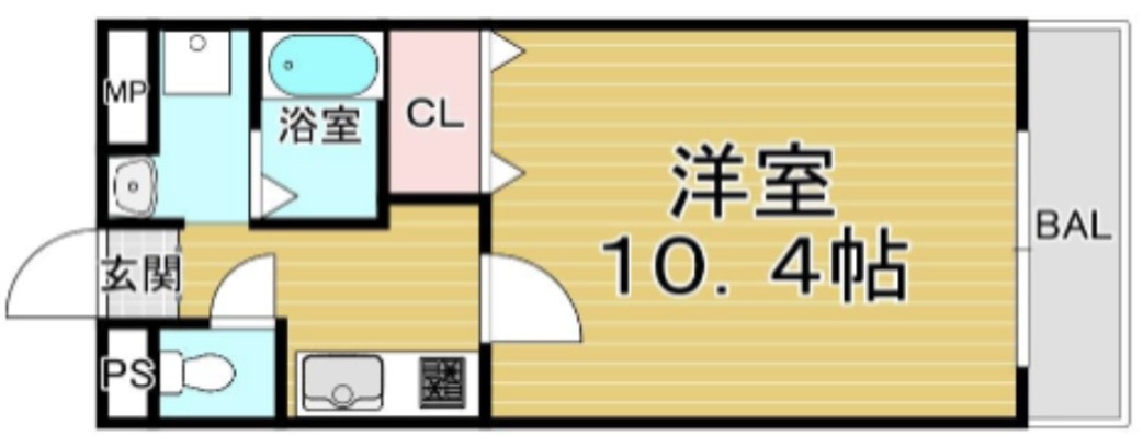 キャッスルプラザ甲子園アネックスの間取り
