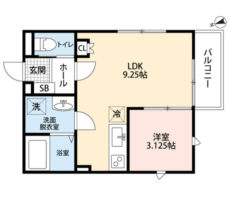 コンフィデンス東大宮Fの間取り